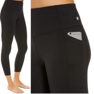 EUC Zella High Waist Pocket 7/8 Legging, XS, Black